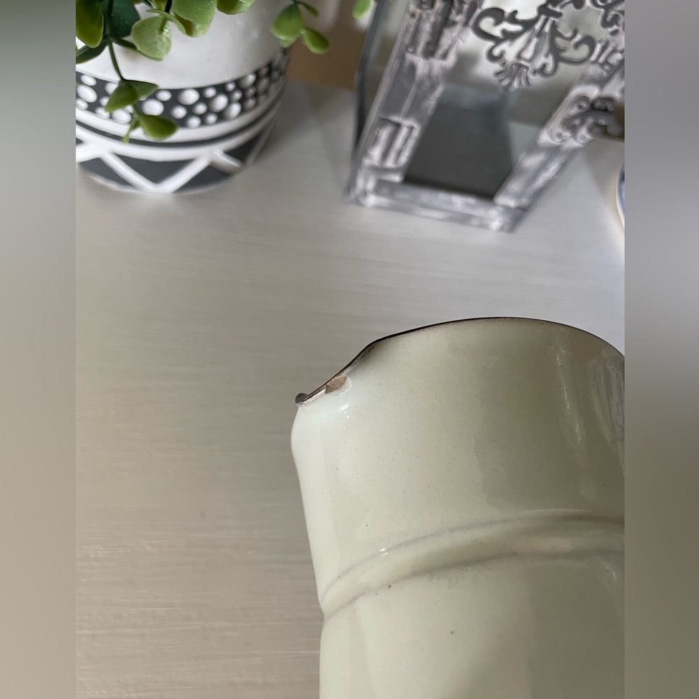 Denby Ceramic Summit Celadon Creamer Pitcher Milk Jug 5 1/4" tall - Picture 4 of 6